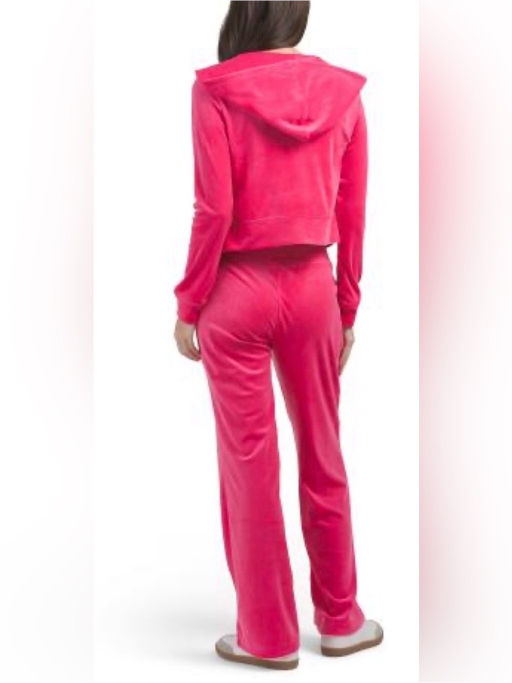 Juicy Couture Pink Velour Jacket - Signature Crystal Logo, Socks and Journal - Picture 3 of 5